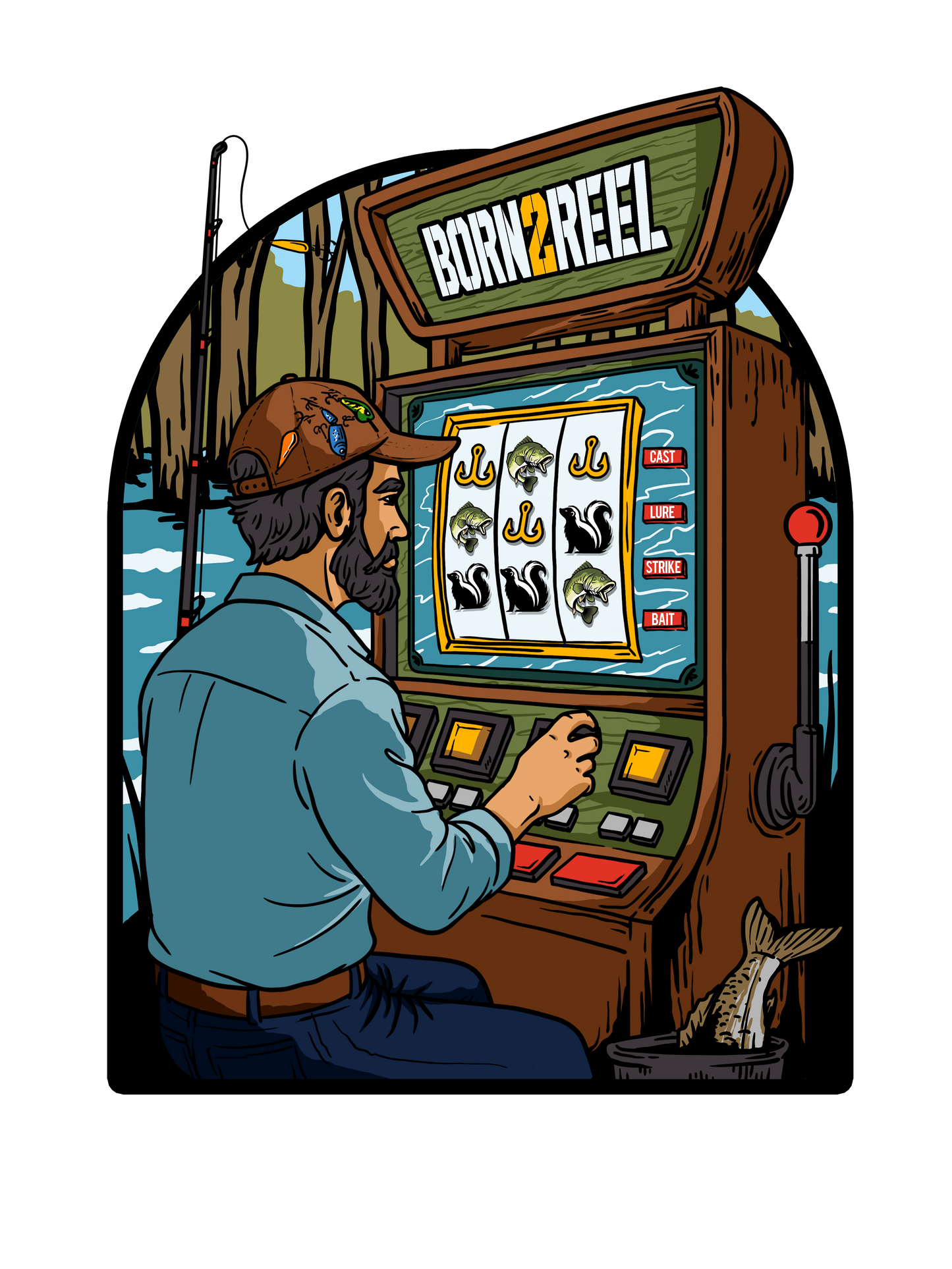 B2R Water Gambling T-Shirt - Black