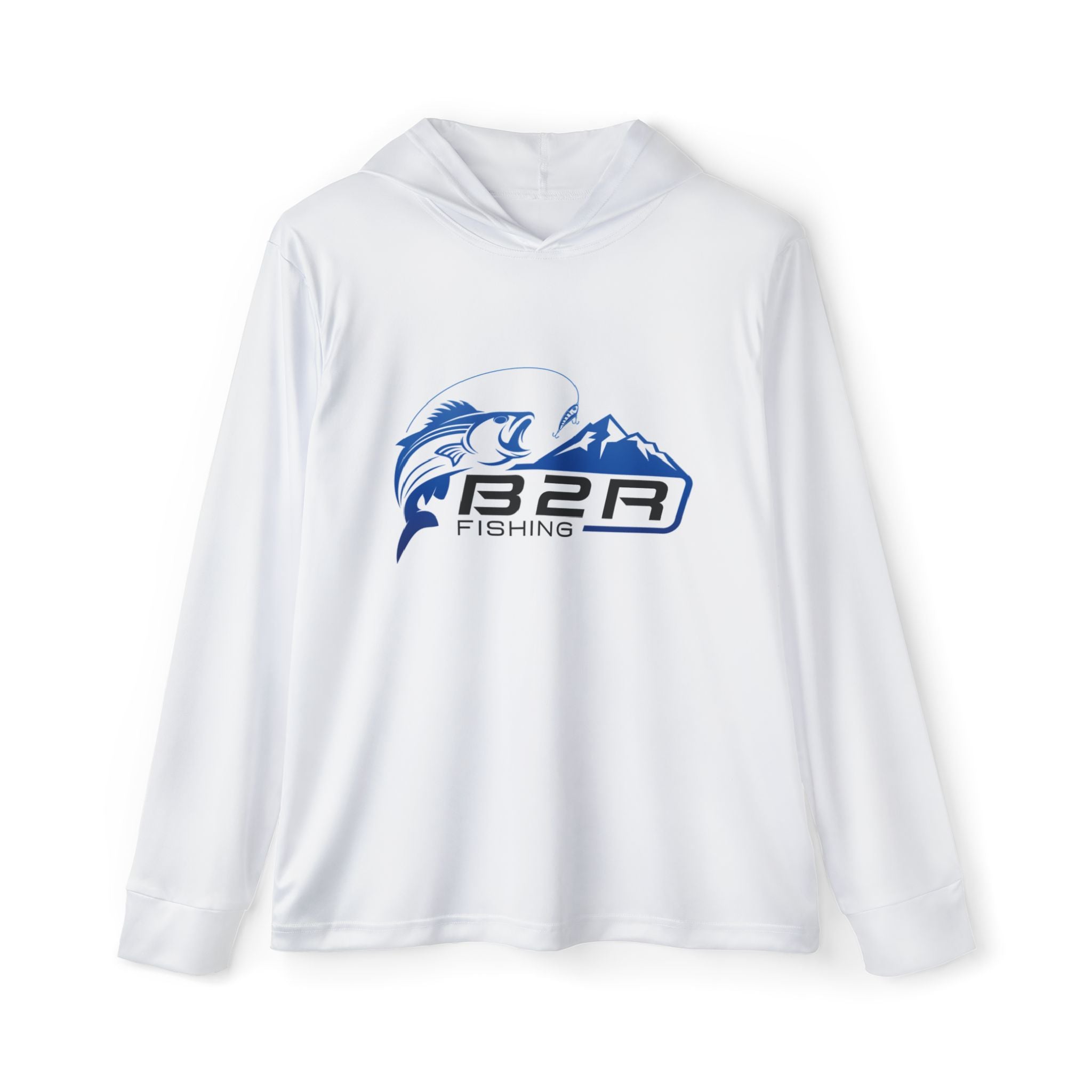 Men’s Performance Fishing Hoodie — Born to Reel | Lightweight UPF 50+