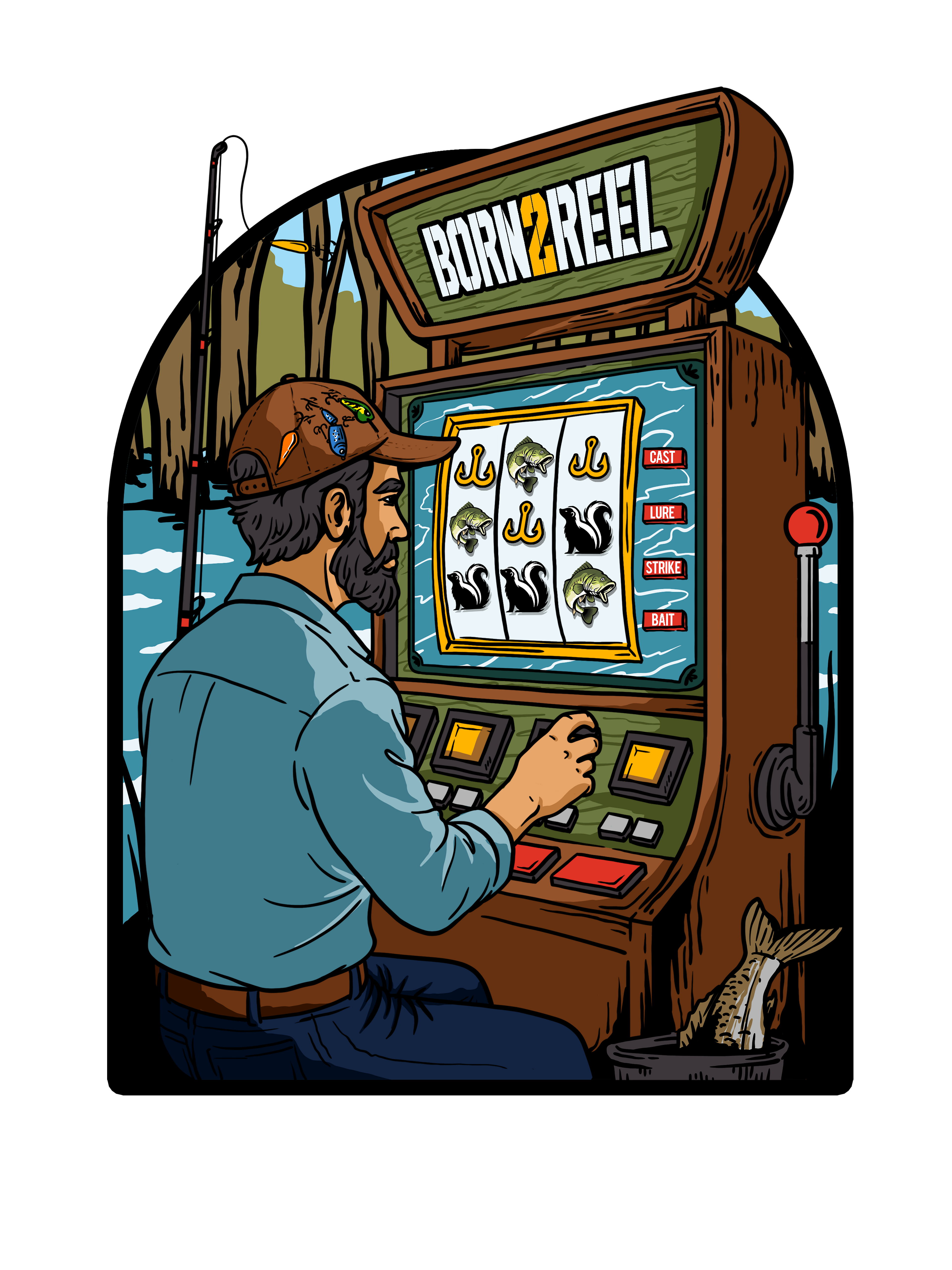 B2R Water Gambling Tee - Black